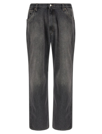 Джинсы PRADA Triangle logo jeans