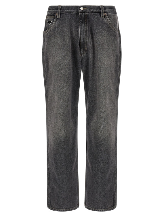 Джинсы PRADA Triangle logo jeans (GEP457SOOO6288F0557) #1