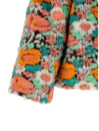 Шуба FARM RIO Faux fur floral pattern (361348L0022) #