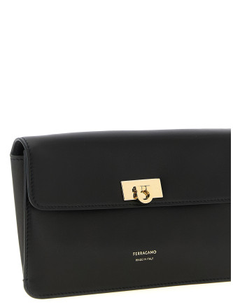 Клатч FERRAGAMO 'Harley' (795687NERONERO) #