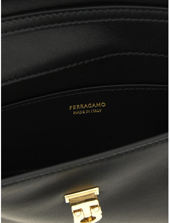 Клатч FERRAGAMO 'Harley' (795687NERONERO) #