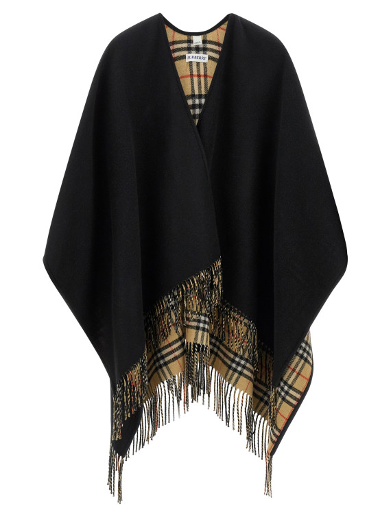 Накидка BURBERRY Reversible cape (8122804BLACKSAND) #1