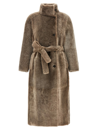 Тон BRUNELLO CUCINELLI Shearling coat