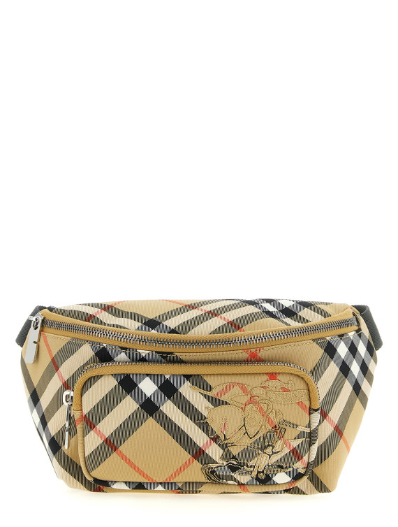 Сумка кросс-боди BURBERRY Check small fanny pack (8106714SAND) #1