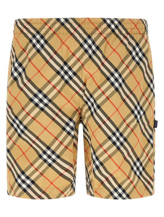 Плавательные шорты BURBERRY 'Seb' (8126465SANDIPCHECK) #1