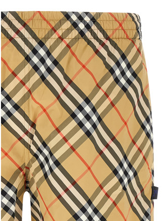 Плавательные шорты BURBERRY 'Seb' (8126465SANDIPCHECK) #