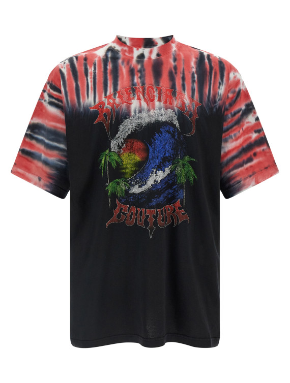 Футболка BALENCIAGA 'Extreme Tie Dye' (764235TUVP41000) #1