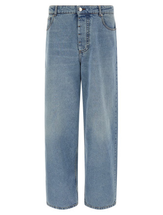 Джинсы AMI PARIS Wide leg jeans