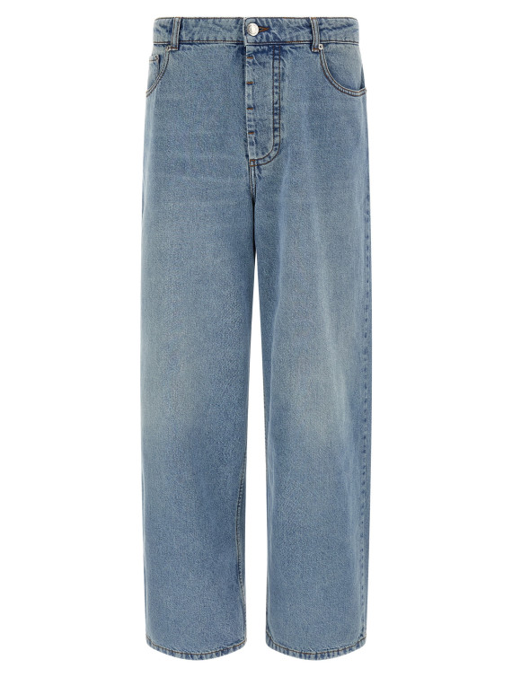 Джинсы AMI PARIS Wide leg jeans (HTR919DE0046480) #1