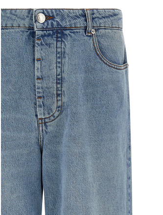 Джинсы AMI PARIS Wide leg jeans (HTR919DE0046480) #