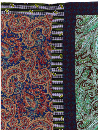 Шарф DRIES VAN NOTEN 'Flora' (2620213044122977) #