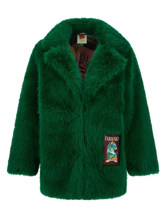 Шуба FARM RIO Faux fur graphic patch (369078L0013) #1