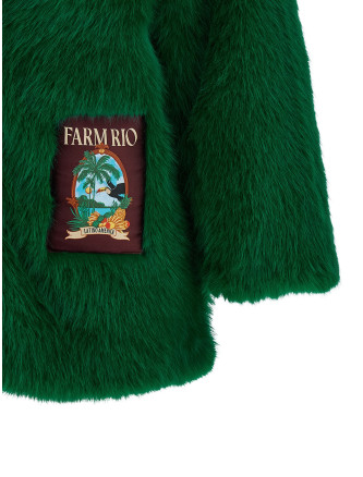 Шуба FARM RIO Faux fur graphic patch (369078L0013) #