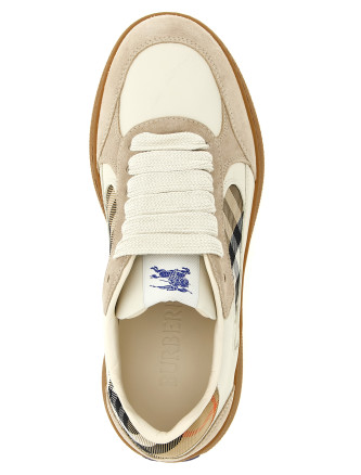 Кроссовки BURBERRY 'Terrace' (8127510DVBEIGEGRYSNDIPCHK) #