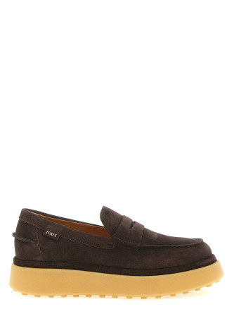 Лоферы TOD'S Suede loafers