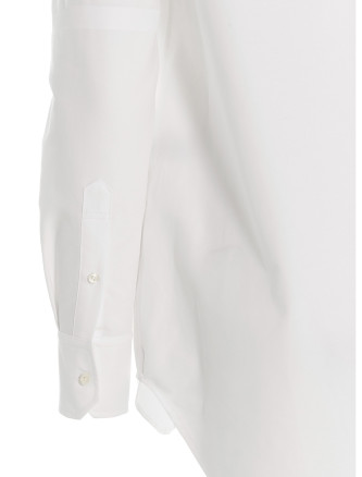 Блузка THOM BROWNE Logo pussy bow blouse (FLL139A06496100) #