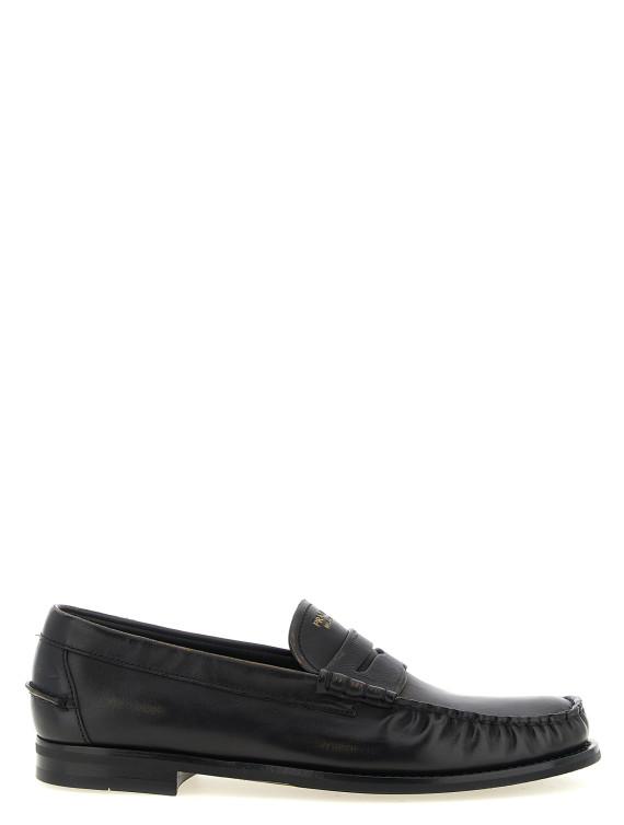 Лоферы PRADA Antiqued leather loafers (2DB239FX0002HIIF0Y71) #1