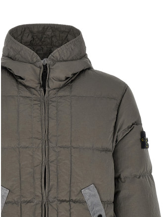 Пуховик STONE ISLAND Crumpled effect down jacket (L2S154100019S0019V0060) #
