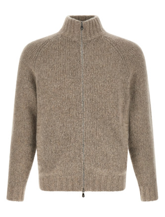 Кардиган BRUNELLO CUCINELLI Cashmere and silk cardigan