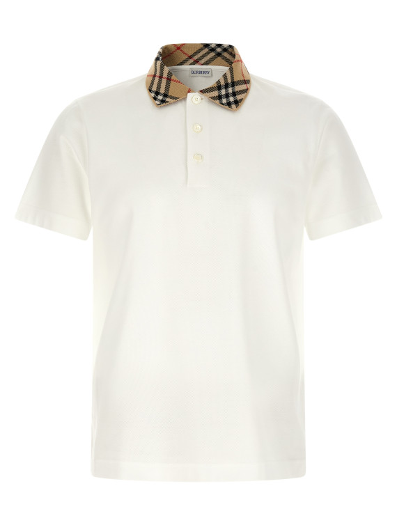 Поло BURBERRY 'Evan' (8126966CHALK) #1