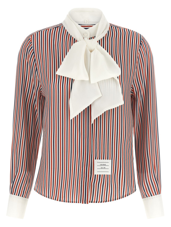 Рубашка THOM BROWNE Removable lavallière collar shirt (FLL210C06205960) #1
