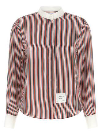 Рубашка THOM BROWNE Removable lavallière collar shirt (FLL210C06205960) #