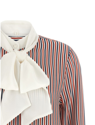 Рубашка THOM BROWNE Removable lavallière collar shirt (FLL210C06205960) #