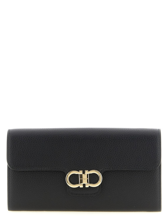 Кошелёк FERRAGAMO 'Gancini' (785769NERO) #1