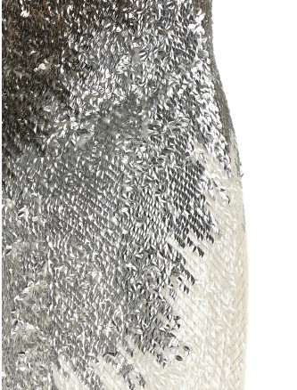 Платье миди ELISABETTA FRANCHI Metallic tulle dress (AB02067E2360) #