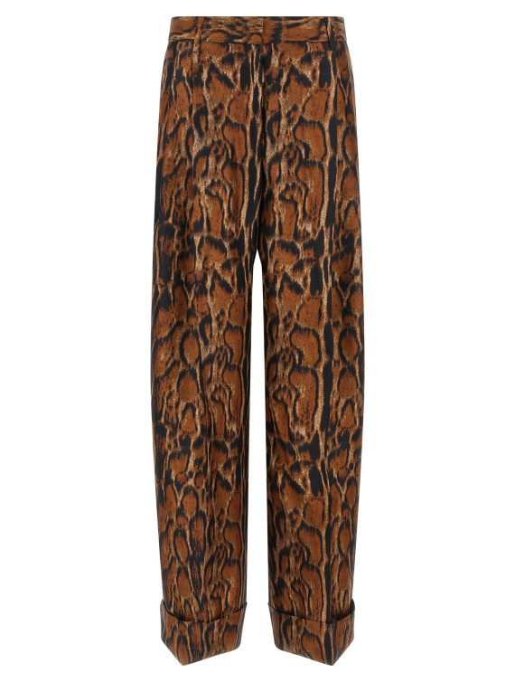 Брюки ALBERTO BIANI Lynx print pants (CC861SE320714) #1