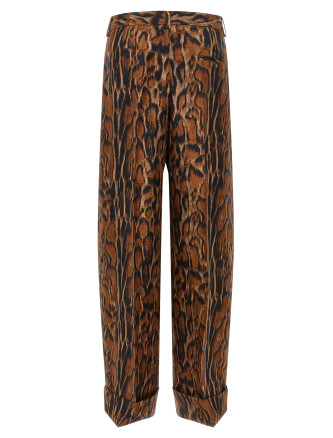 Брюки ALBERTO BIANI Lynx print pants (CC861SE320714) #