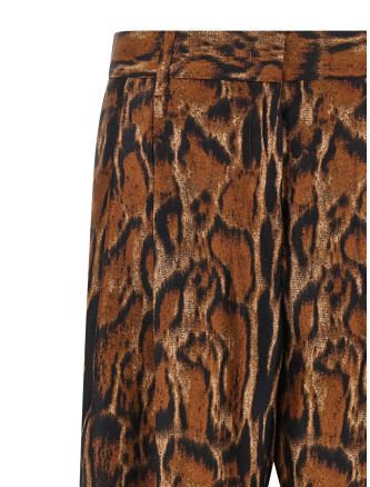 Брюки ALBERTO BIANI Lynx print pants (CC861SE320714) #