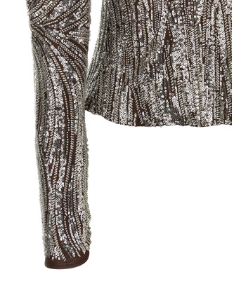 Кешкі көйлек PACO RABANNE Sequin top (26AJTO294PO0531M907) #