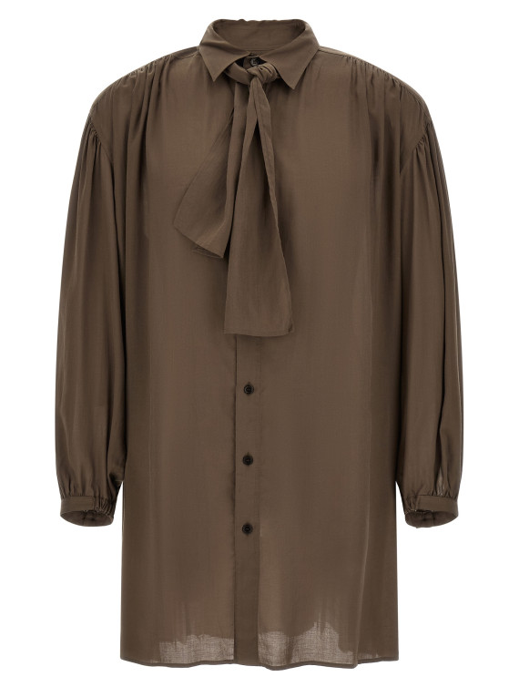 Рубашка YOHJI YAMAMOTO Shirt with scarf (HWB102011) #1