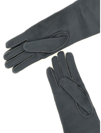 Перчатки AGNONA Long leather gloves (MY100700P080QK76) #