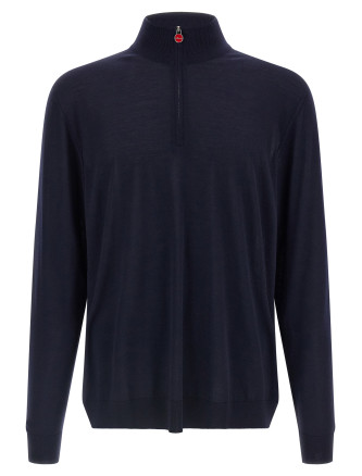 Свитер KITON Half-zip sweater