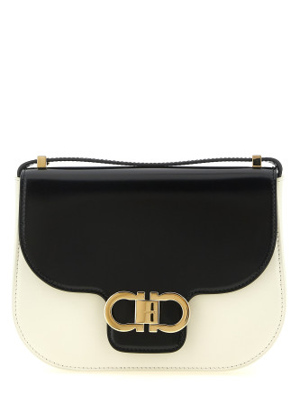 Сумка FERRAGAMO 'North-South Double Gancini (XS)'
