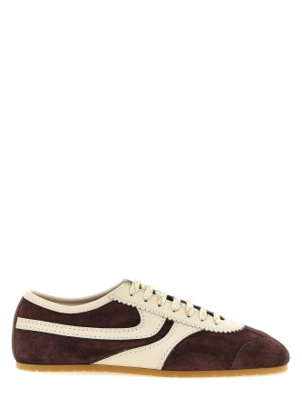 Кроссовки DRIES VAN NOTEN Suede sneakers