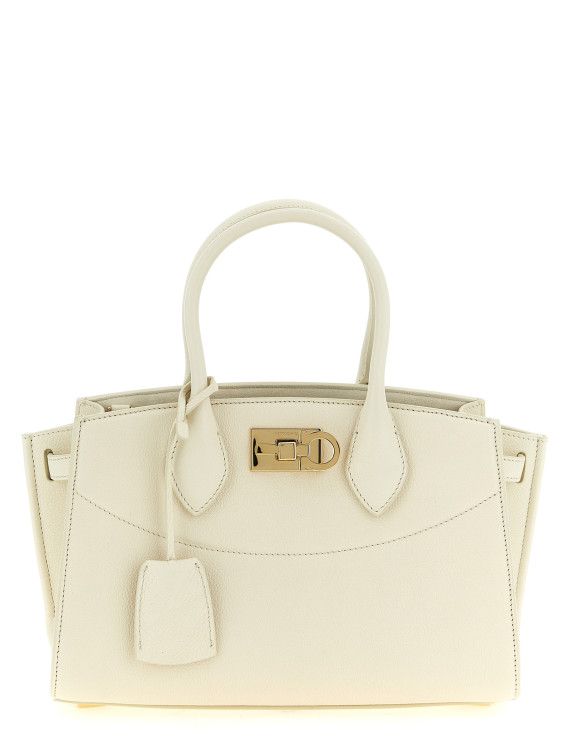 Сумка FERRAGAMO 'New Ferragamo Studio Soft (M)' (786170MASCARPONE) #1