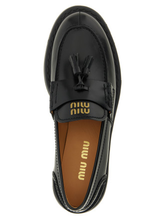 Лоферы MIU Loafers with tassels (5D743EF055B4LF0002) #