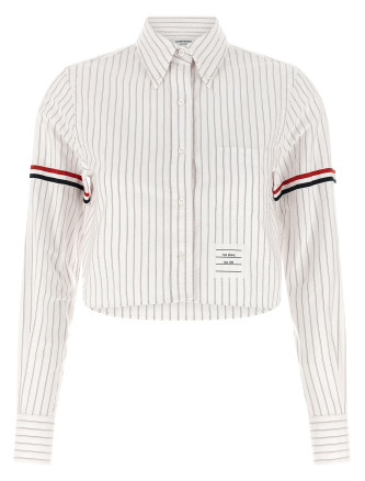 '4BAR' cropped shirt