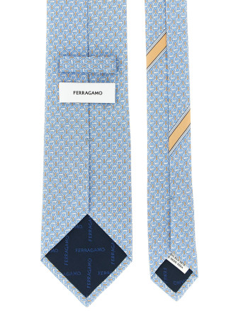 Галстук FERRAGAMO 'Intreccio' (794592FAZZURRO) #