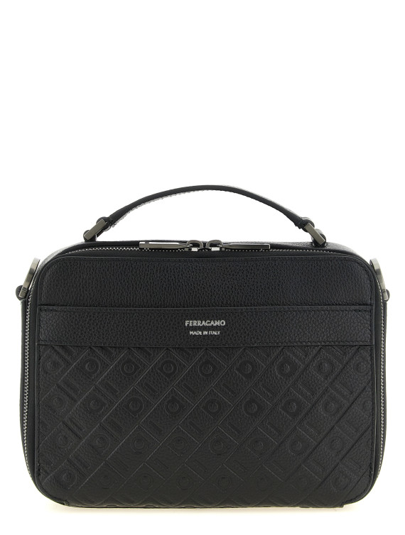 Сумка кросс-боди FERRAGAMO 'Ferragamo Monogram' (794098NERO) #1