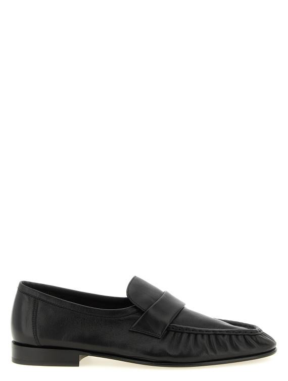 Лоферы THE ROW 'Soft Mocassino' (F2018SN60BLK) #1
