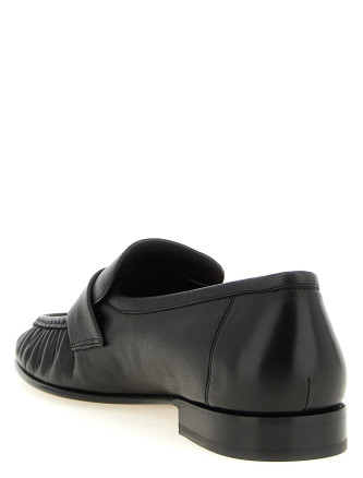 Лоферы THE ROW 'Soft Mocassino' (F2018SN60BLK) #