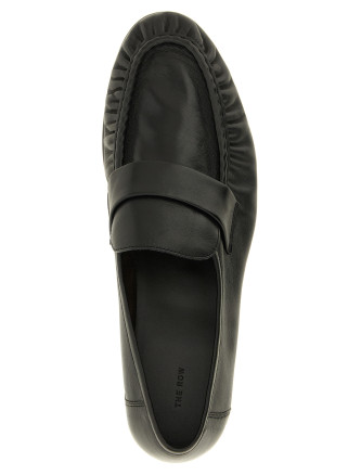 Лоферы THE ROW 'Soft Mocassino' (F2018SN60BLK) #