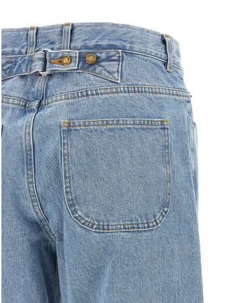 Джинсы THOM BROWNE Back martingale jeans (FTC509WF1215480) #