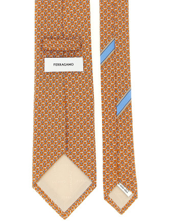 Галстук FERRAGAMO 'Intreccio' (794594FARANCIO) #