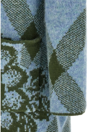 Кардиган DRIES VAN NOTEN Patchwork intarsia cardigan (2620212344740514) #