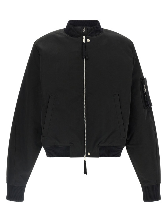 Куртка THOM KROM Zipped bomber jacket (MJ93BLACK) #1